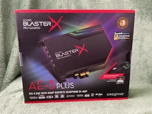 Creative Sound BlasterX AE-5 Plus Hi-res PCI-e Gaming Sound Card, 70SB174000003 - Afbeelding 1 van 8