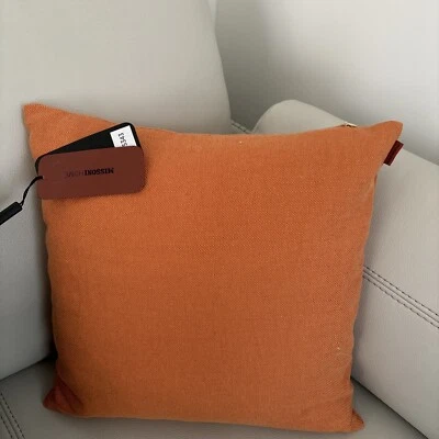 Nueva almohada MISSONI Home mezcla lino (16 x 16) color terracota Foto 1 de 4