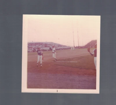 Felix Millan Atlanta Braves Original Photo Jarry Park 1970's Ron Fairly Expos - Image 1 of 2