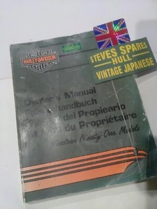 HARLEY DAVIDSON ,ALL 1991 MODELS ,OWNERS MANUAL  .99965-91 ,GENUINE ORIGINAL . - Picture 1 of 8