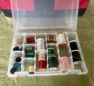 Box Of Sewing Thread - 100% Polyester -Various Colors - Picture 1 of 1