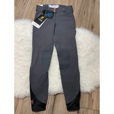 NWT Tredstep Symphony Rosa Suede Knee Pad Charcoal Grey Size 24Z - Image 1 of 4