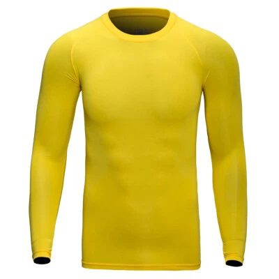 Mens Thermal Top Warm Long Sleeve Winter Undershirt Dry T-Shirt Sports Shirt USA - Image 1 of 4