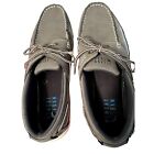 ISLAND SURF COMPANY MENS COD BOAT SHOES SIZE 12 GREY