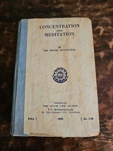 Concentration And Meditation By Sri Swami Sivananda 1969 - Picture 1 of 17