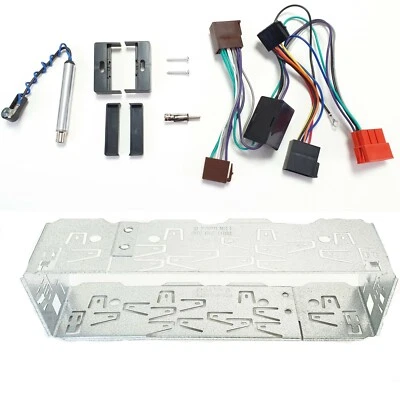 Radio faceplate set for Audi TT 8N incl. metal frame active system adapter cable - Image 1 of 4