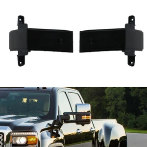 Dual-Row Amber LED Strip Tow Mirror Marker Lights For Chevy Silverado GMC Sierra - Picture 1 of 9