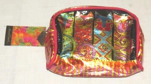 Bolso cosmético Laurel Burch Sun n. Sand Cats 7 pulgadas de ancho nuevo con etiquetas - Imagen 1 de 4