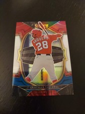 2023 Select Baseball Red White Blue Prizm Cristhian Vaquero
