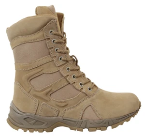 Rothco Forced Entry Deployment Boots With Side Zipper - 8 Inch # 5763 - Picture 1 of 17