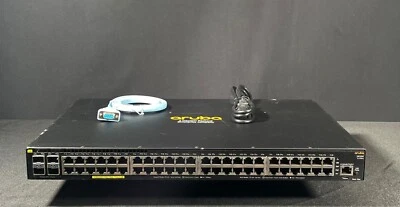 HP Aruba 2930F JL256A 48 Port Gigabit PoE+ 4 SFP+ Switch - Same Day Shipping - Image 1 of 4