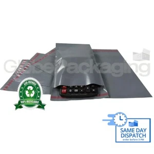 200 x BOLSAS POSTALES GRISES 6x9" MAILERS 6"x9" - Imagen 1 de 5