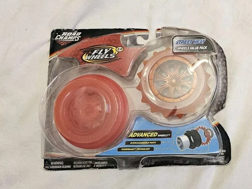 Road Champs Fly Wheels 2.0 STREET HEAT 2 Ruedas Pack ROJO Nuevo Foto 1 de 4