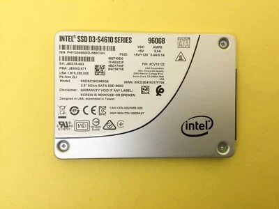 英特尔 D3-S4610 系列 960GB SATA 6Gbps 2.5英寸 SSDSC2KG960G8 — 第 1/3 张图片