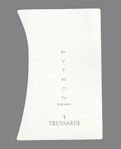 Carte publicitaire - advertising card - Python for men de Trussardi - Picture 1 of 1