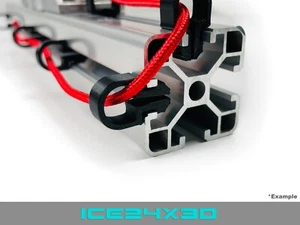Kabelhalter fürs Sim Racing Rig – Clips für Aluprofile zur Kabelführung - Picture 1 of 14