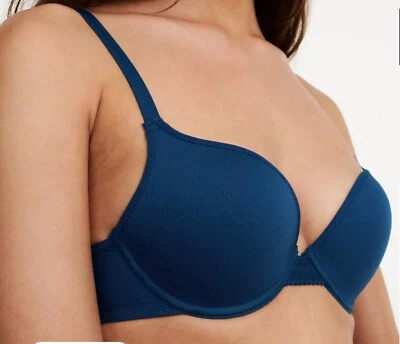 Sutiã Chantelle Passionata Push Up Dream Today Underwire Azul P40H20 Tamanho 34A - Imagem 1 de 4