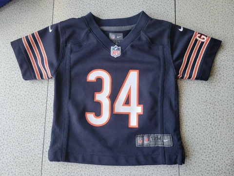 Very Small infant 12-MONTH WALTER PAYTON JERSEY, light use(if any) Chicago Bears Cover