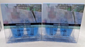 2 / 2-pks Bath & Body Works Wallflower refills FRESH LINEN 4 total - Picture 1 of 1