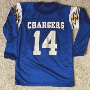 Vintage 80's Rawlings San Diego Chargers NFL Jersey #14 Youth Size Large 14-16 - Picture 1 of 10