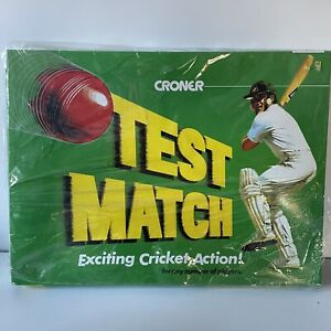 NEW! Test Match Game Of Cricket Board Game Vintage Australia Croner Games