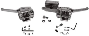 NEW CHROME HANDLEBAR CONTROL SET FOR 1984-1995 Harley Davidson Sportster - Picture 1 of 1