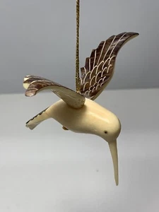 Mini Tagua Elfenbein Kolibri Ornament - Bild 1 von 11