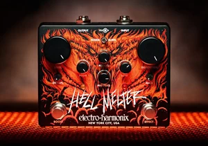 Pedal efecto distorsión para guitarra Electro-Harmonix EHX Hell Funter alta ganancia. ¡Nuevo! - Imagen 1 de 5
