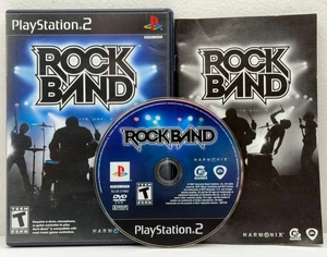 Rock Band (PlayStation 2, 2007) PS2 CIB Complete + Manual UNTESTED READ HARMONIX - Picture 1 of 4
