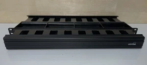 Leviton 491RU-HFR 1RU Rack Horizontal Slotted Duct Cable Management System - Picture 1 of 3