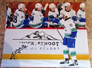 AARON OBOBAIFO SIGNIERTES 8 X 10 MATTES FOTO VANCOUVER CANUCKS VANCOUVER GIANTS (B) - Bild 1 von 2