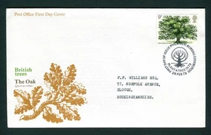 1973 Oak Tree FDC. Edinburgh PM. SG 922 - Picture 1 of 1