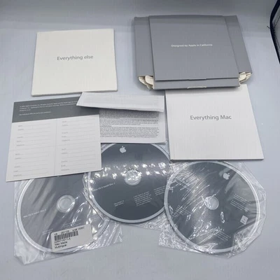 Disco de instalación Apple Macbook OS X 1 y 2 versión 10.4.9 OEM 2007 con manual Foto 1 de 4