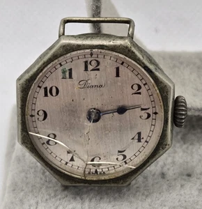 Vintage Silver Hand-Winding Trench Watch – WWI/WWII Era – For Restoration - Bild 1 von 5