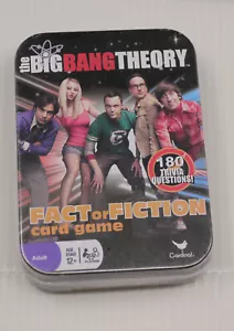 THE BIG BANG THEORY FACT OR FICTION CARD GAME, SEALED TIN, TELEVISION TRIVIA - Picture 1 of 2