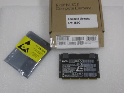 Intel NUC 11 Compute Element, CM11EBC (BKCM11EBC4W) Celeron 6305, 4GB RAM - Bild 1 von 3