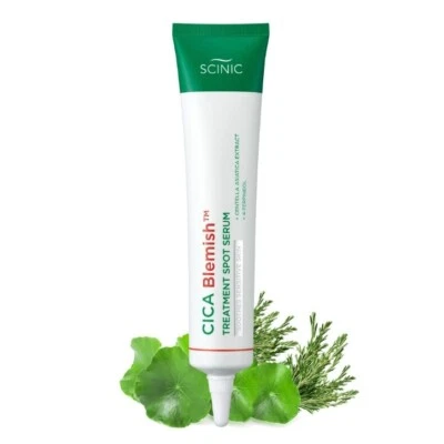 SCINIC Cica Blemish Treatment Spot Serum 30ml Vegan Cica Blemish Serum NOVO - Imagem 1 de 4