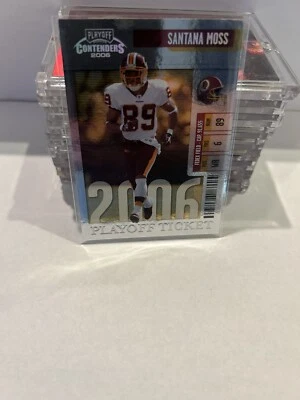 2006 Playoff Contenders Playoff Ticket /199 Santana Moss #99 - Image 1 of 4