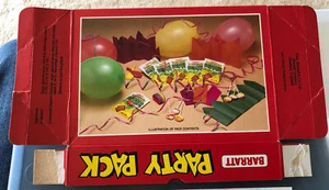 BARRATT PARTY PACK Box Packet VINTAGE 1987 With Games Leaflet - Picture 1 of 3