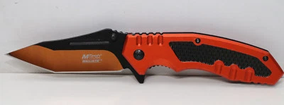M-TECH MTech USA Taschenmesser Jagdmesser orange leuchtend Aluminium-Griff MTEC-1568