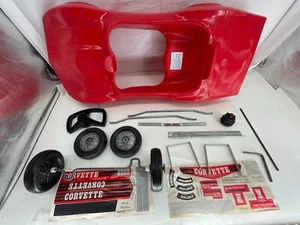 Vintage 60's Empire Toys 68 69 Stingray 427 Corvette Pedal Car PARTS Decals #1 - Picture 1 of 8