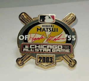 2003 Chicago All Star Game Hideki Matsui lapel pin - Picture 1 of 5