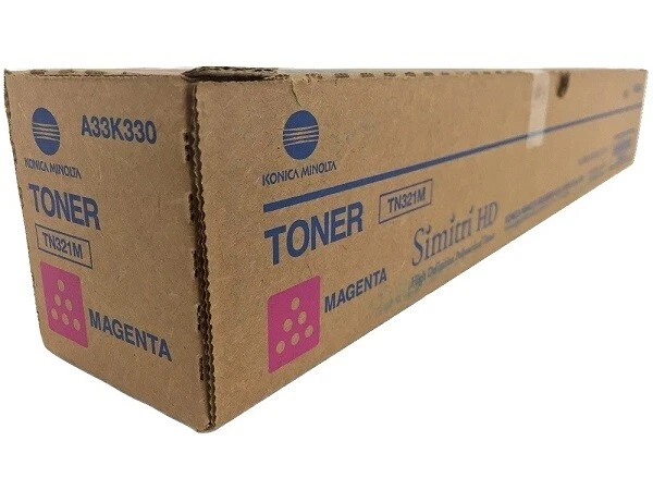 Cartucho de tóner magenta original Konica Minolta TN321M (A33K330) - NUEVO SELLADO Foto 1 de 1
