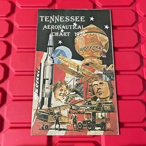 Tennessee Aeronautical Chart TN Departamento de Transporte De Colección 1976 - Imagen 1 de 4