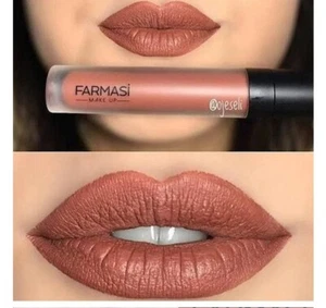 NIB Farmasi Matte Liquid Lipstick #08 Sunset Breeze Long Lasting - Picture 1 of 4