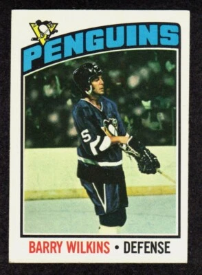 1976-77 Topps #102 Barry Wilkins Pittsburgh Penguins NHL Card EX/MT   12% off 2+ - Image 1 of 2