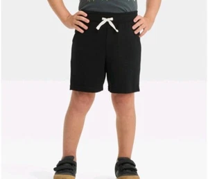 Toddler Boys' Pull-On Shorts - Cat & Jack Size 2T Black - Picture 1 of 1