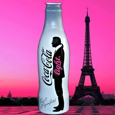 Ограниченный выпуск 2010 Karl Lagerfeld Coca Cola легкая алюминиевая бутылка диетическая кола - Изображение 1 из 4