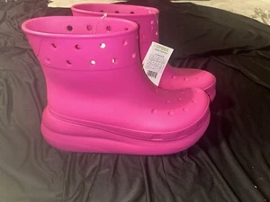 Crocs Classic Herren Größe 10 Damen 12 Pink Crush Lifestyle Komfort Regenstiefel " - Bild 1 von 4
