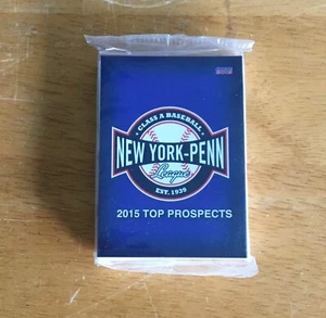 2015 New York Penn League Top Prospects conjunto sellado de fábrica NYPL MiLB Benintendi - Imagen 1 de 2